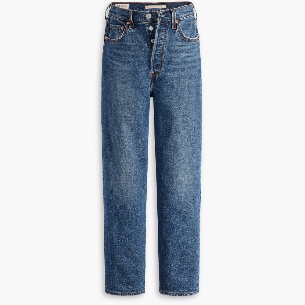 Levi’s ribcage straight ankle jeans